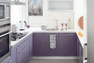 Fiolet w kuchni