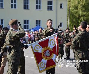 Blisko 120 nowych żołnierzy 4 Warmińsko-Mazurskiej Brygady Obrony Terytorialnej złożyło przysięgę