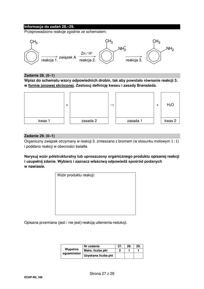 Matura 2024: chemia rozszerzona – ARKUSZ FORMUŁA 2015