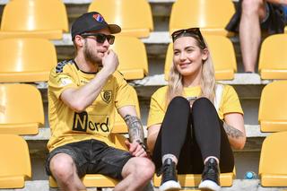 Kibice na meczu GKS Katowice - Odra Opole