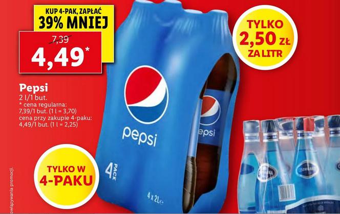 Pepsi 4,49 zł