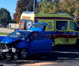 Radom. Wypadek karetki