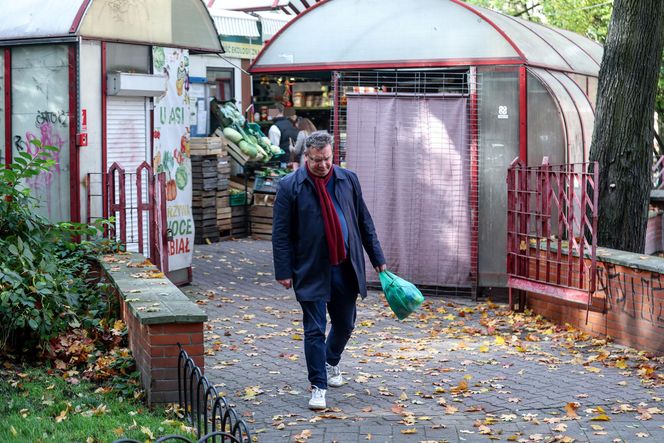 Michał Wójcik w bezcukrowej kawiarni