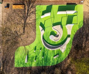 Flowpark do ćwiczenia parkouru, park Przy Bażantarni