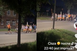 Hałas, śpiewy i megafon po 22:00. Internauci w szoku po nagraniu z Wejherowa