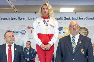 Kasia Kowalik z Tarnowskich Gór mistrzynią Europy w wyciskaniu sztangi