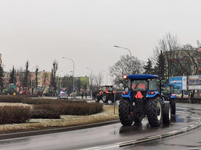 Protest rolników w naszym regionie 