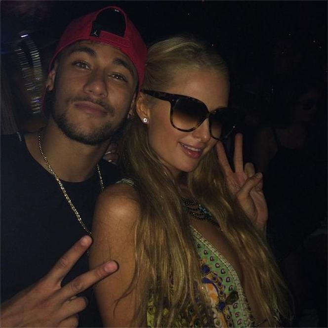 neymar paris hilton