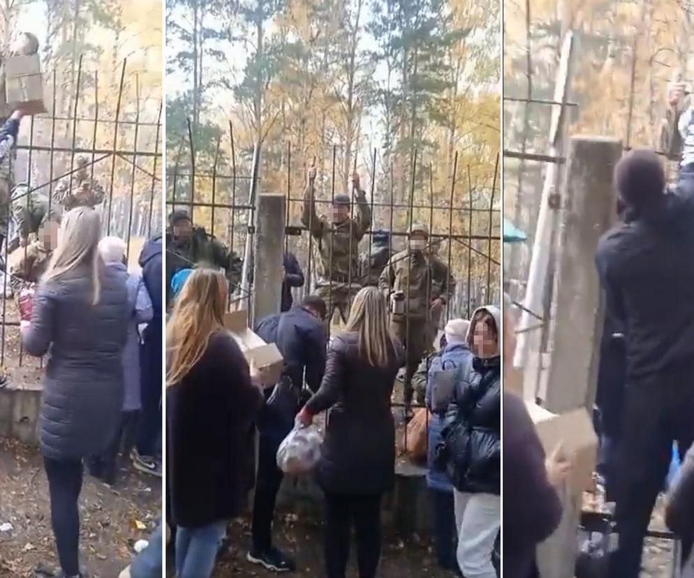  Rosyjscy poborowi dostają jedzenie przez kraty? Jak zwierzęta w zoo. Wstrząsające zdjęcia!
