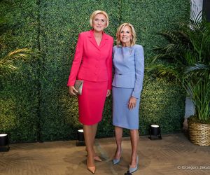 Agata Duda na przyjęciu u Jill Biden 