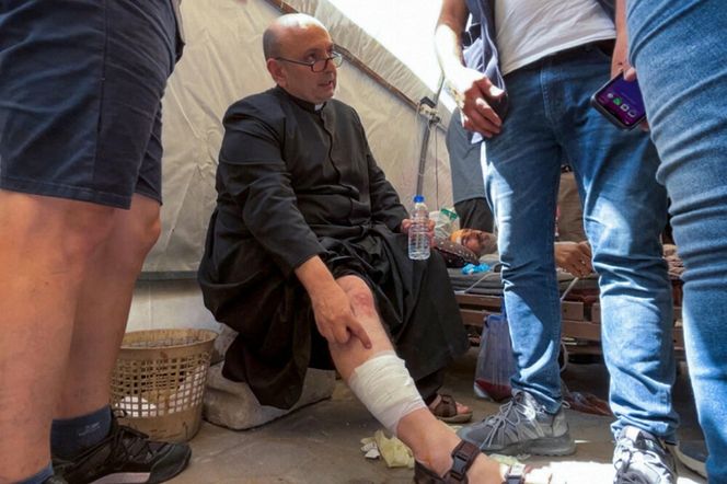 Izrael zbombardował kościół katolicki. Papież dzwonił tam każdego dnia!