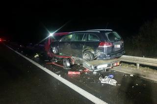 Koszmarny wypadek na S7. Kierowca lawety zginął na miejscu