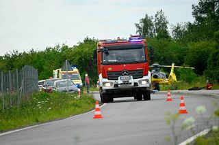 Wypadek nastolatków na hulajnodze