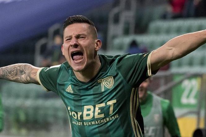 Arkadiusz Piech zdobył bramkę w 53. minucie meczu