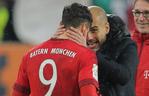 Robert Lewandowski i Pep Guardiola