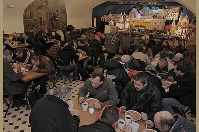 Jadłodajnia dla osób bezdomnych przy kościele ojców Kapucynów