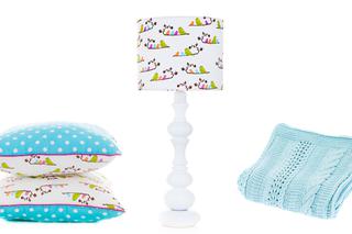 Poduszki i lampy do pokoju dziecka z motywem ptaszków