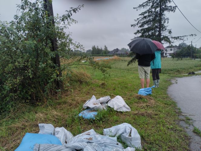 Ulewne deszcze na Śląsku. Trudna sytuacja na Żywiecczyźnie