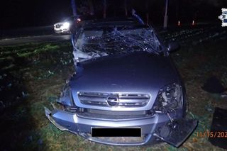 Pijany kierowca z zakazem prowadzenia pojazdów spowodował wypadek. 23-latka trafiła do szpitala