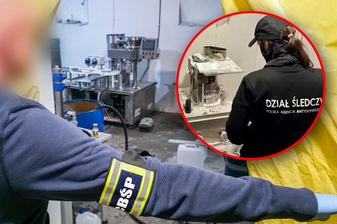 CBŚP rozbiło gigantyczną fabrykę leków