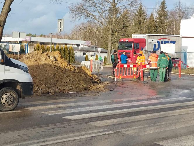 Awaria magistrali wodociągowej w Starachowicach