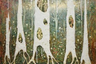 Wystawa Marcina Janusza Mleczne ciałka w Galerii LETO 