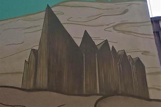 Ekomural na budynku Szkoły Podstawowej nr 54 w Szczecinie