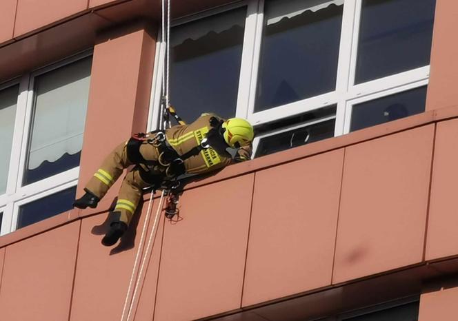 Kalisz. Wspinali się po ścianach „okrąglaka”, by rozbawić małych pacjentów i zebrać pieniądze na WOŚP