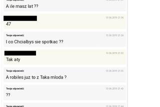 Białystok. Zapis SMS rozmowy z pedofilem zatrzymanym na ul. Warszawskiej