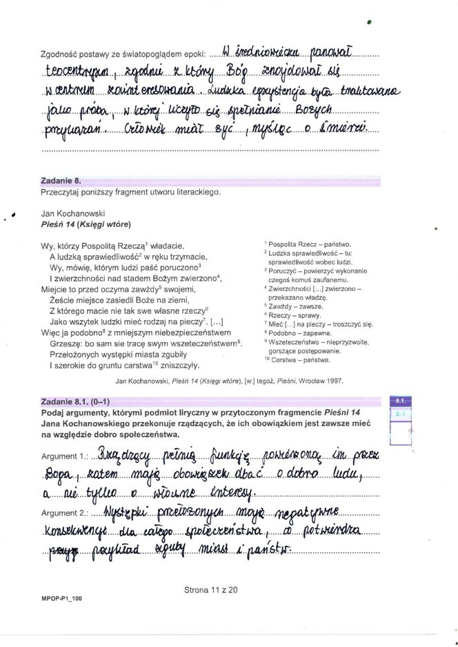 Matura 2025 - polski.
