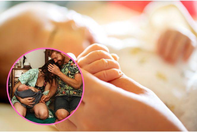 Błyskawiczny wolny poród: wystarczyły 3 skurcze. Najbardziej magiczny moment w moim życiu