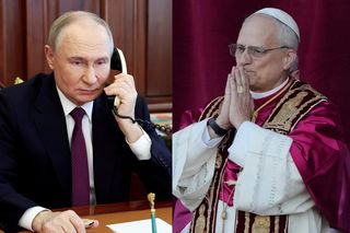 Putin rozmawiał telefonicznie z papieżem Leonem XIV. Tematem wojna w Ukrainie