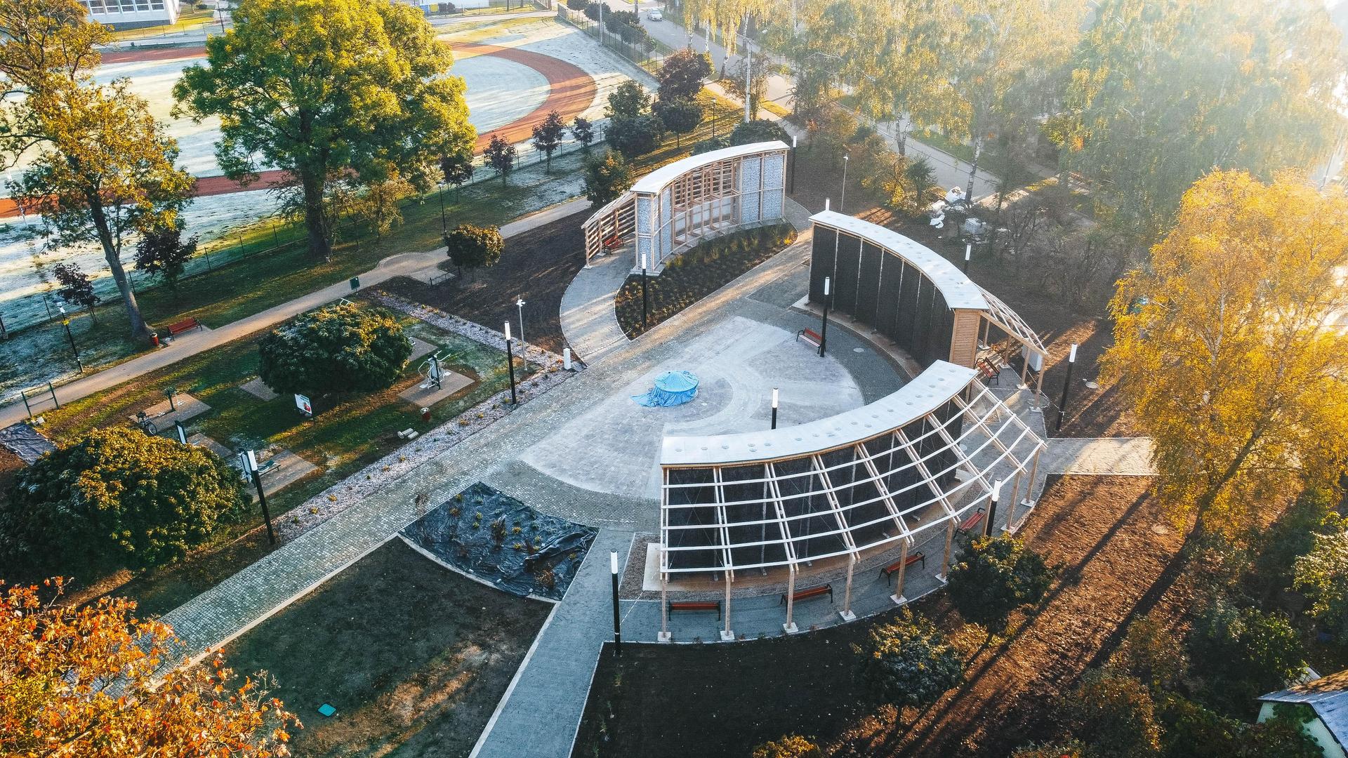 Tężnia solankowa wraz z ogrodem halofitów w Wołczynie