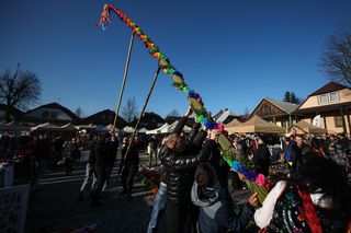 Wyjątkowa wieś w Małopolsce. Ma najpiękniejsze i największe palmy wielkanocne 