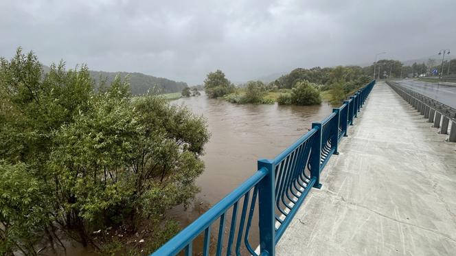  Jelenia Góra. Zalana dzielnica Maciejowa