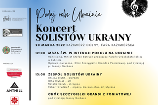 Podaj rękę Ukrainie - koncert w Kazimierzu Dolnym