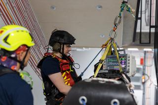 Medycy trenowali w Skylinerze w Warszawie