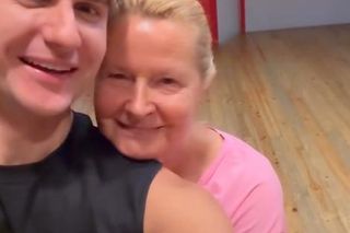 Bursztynowicz trenuje taniec kochanków