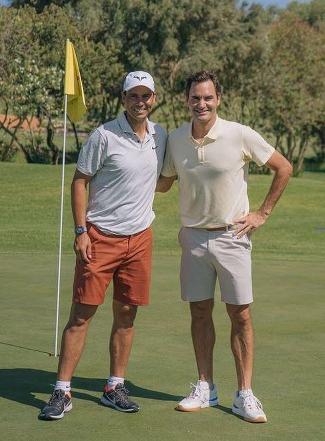 Roger Federer i Rafael Nadal na Majorce