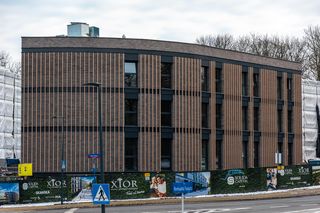 Akademik w Warszawie w budowie