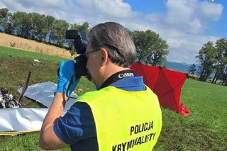 Katastrofa samolotu pod Żywcem. Nie żyją dwie osoby