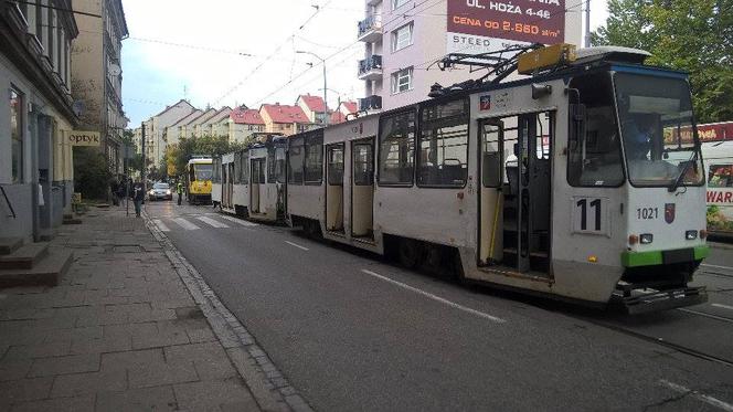 Awaria w centrum Szczecina. Nie jeżdżą tramwaje