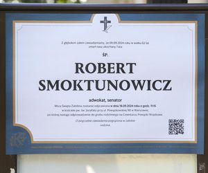 Robert Smoktunowicz pogrzeb