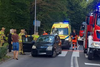 Trzy dziewczynki w szpitalu po potrąceniu przez 76-latka. Nie zatrzymał się przed pasami