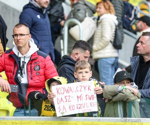 Kibice na meczu GKS Katowice - Lech Poznań