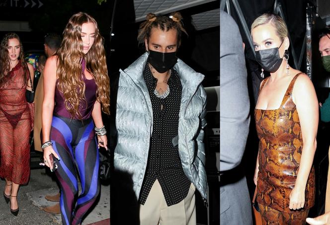 Hailey Bieber, Justin Bieber, Katy Perry - impreza u Kendall Jenner