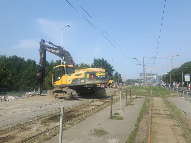 Rozbiórka wiaduktu na Rydza Śmiglego