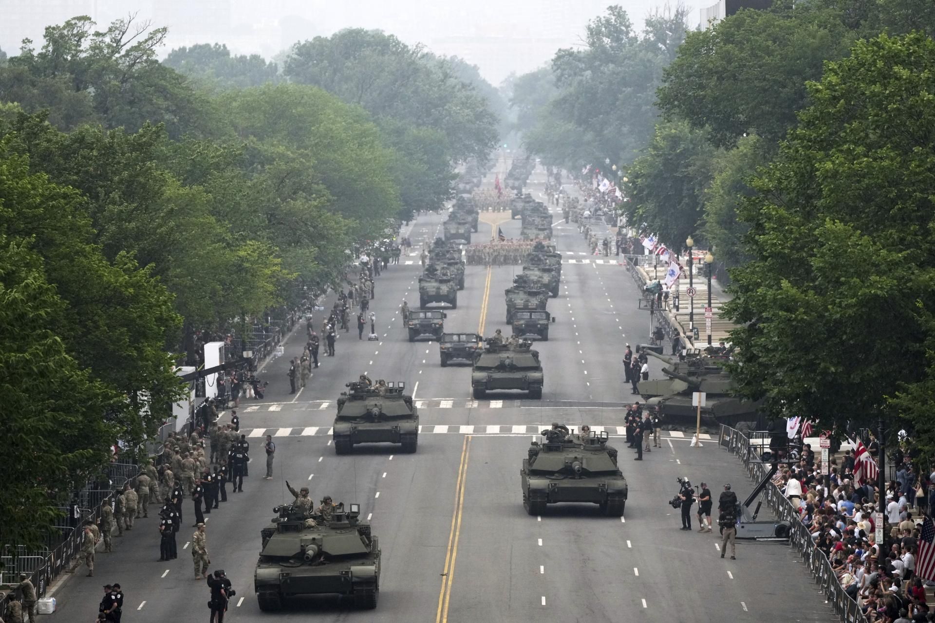 Parada wojskowa w USA