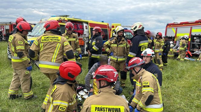Wypadek podczas wyścigu w Krośnie. Wielu poszkodowanych 