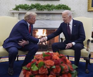 Trump przyjechał do Białego Domu! Plotki o Bidenie szaleją